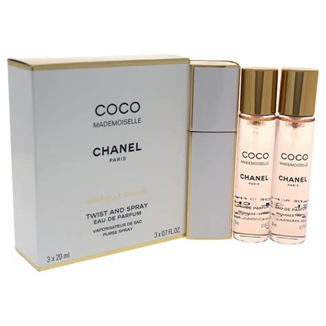 coco chanel perfume twist and spray|chanel twist and spray refill.